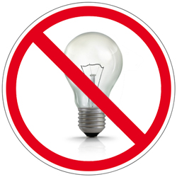 Glühlampen verboten